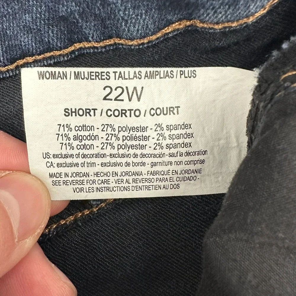 Gloria Vanderbilt Amana Jeans Womens 22W Jordan Blue Tapered Classic Comfort